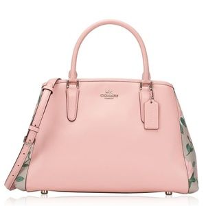 Coach Margot Carryall Camo Rose Satchel Crossbody
